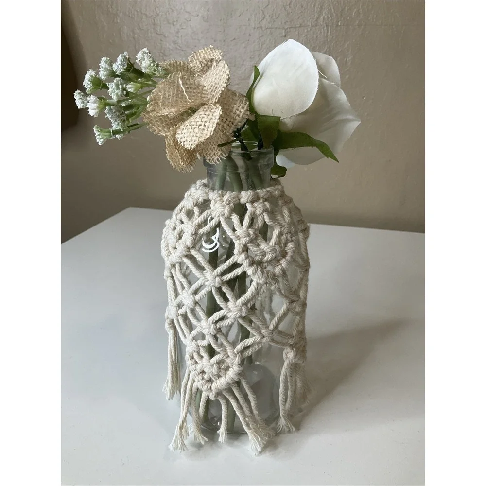 Macrame Ivory Covered 7.5